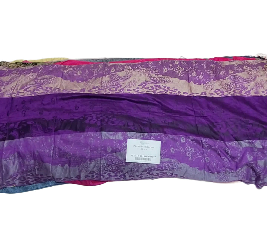 Pashmina Scarves 47 pcs