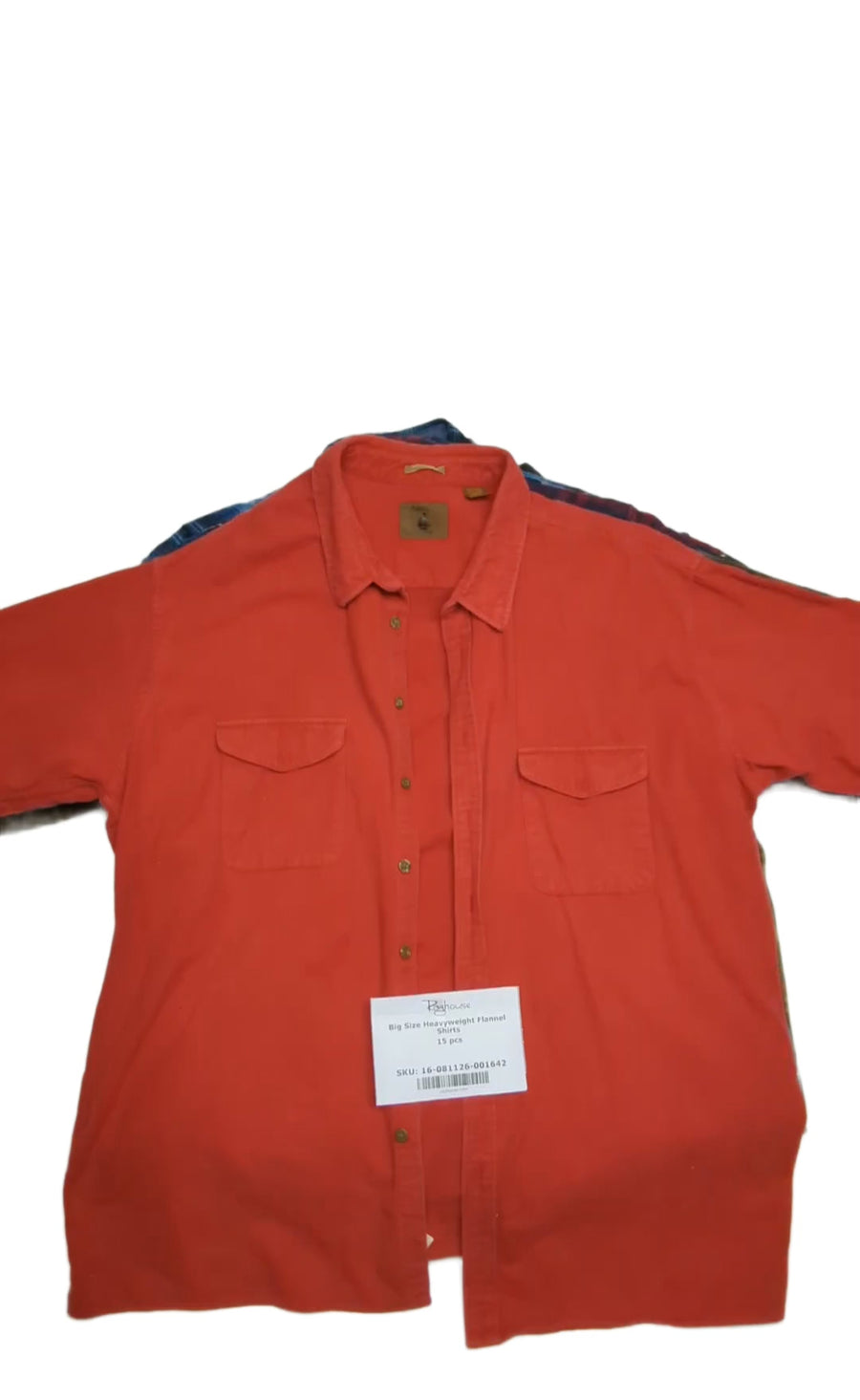 Big Size Heavyweight Flannel Shirts 15 pcs