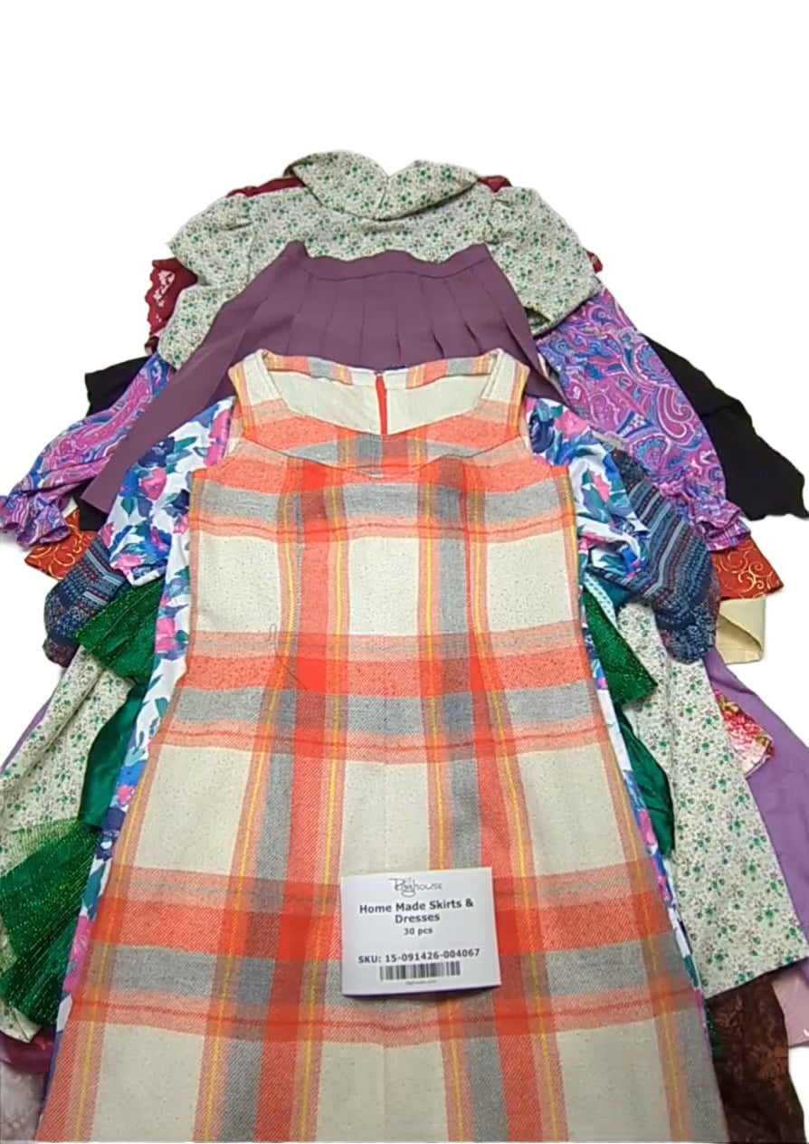 Home Made Skirts & Dresses 30 pcs
