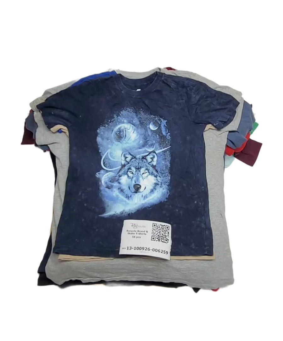 Recycle Brand & Skate T-Shirts 56 pcs