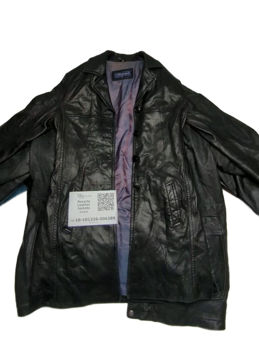 Recycle Leather Jackets 13 pcs
