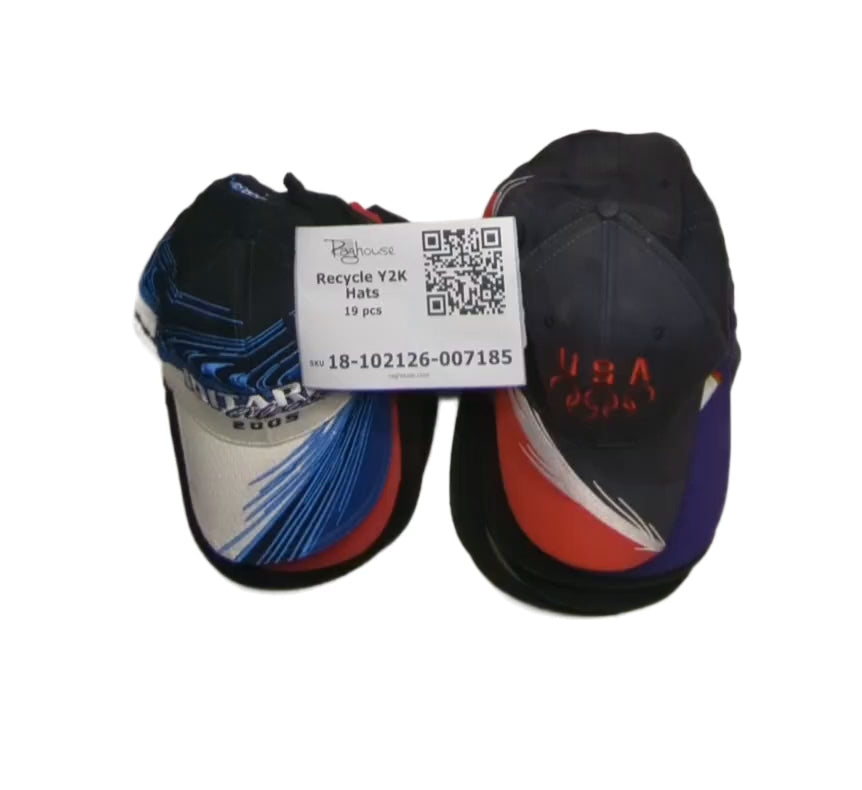 Recycle Y2K Hats 19 pcs