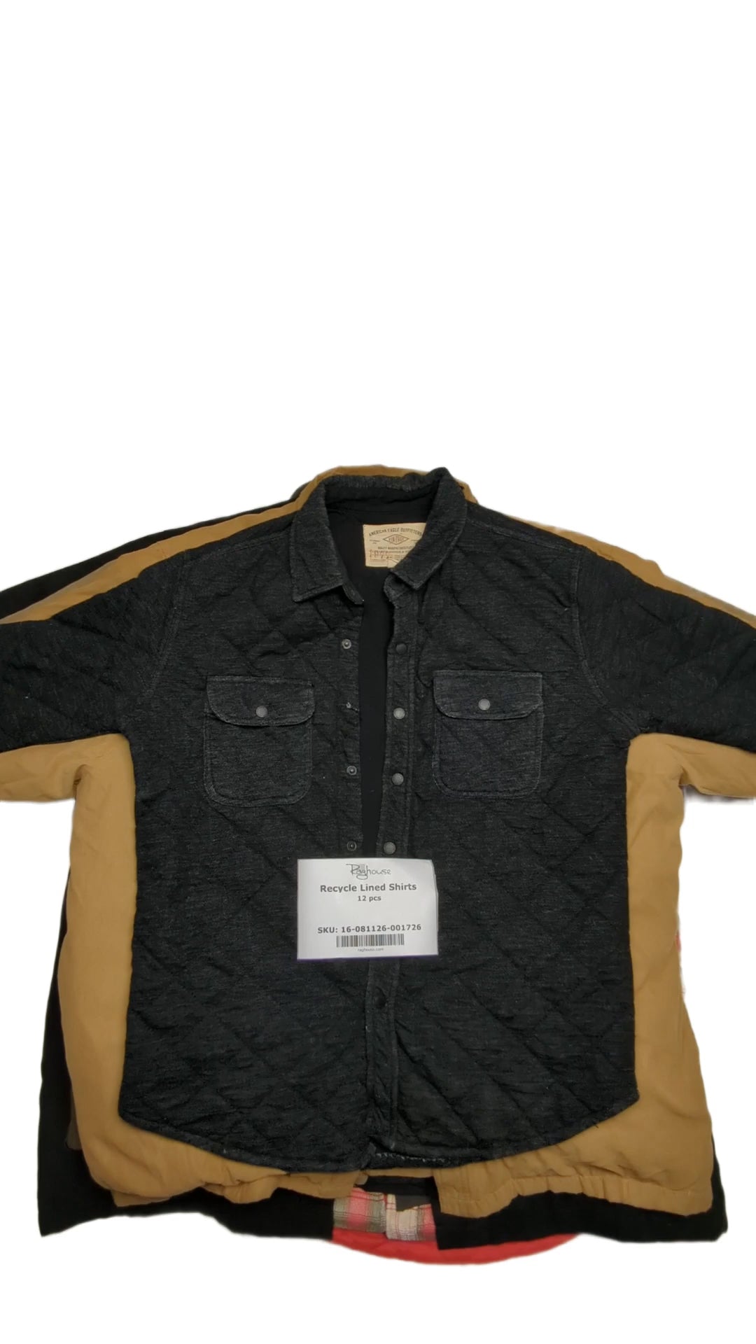 Recycle Lined Shirts 12 pcs