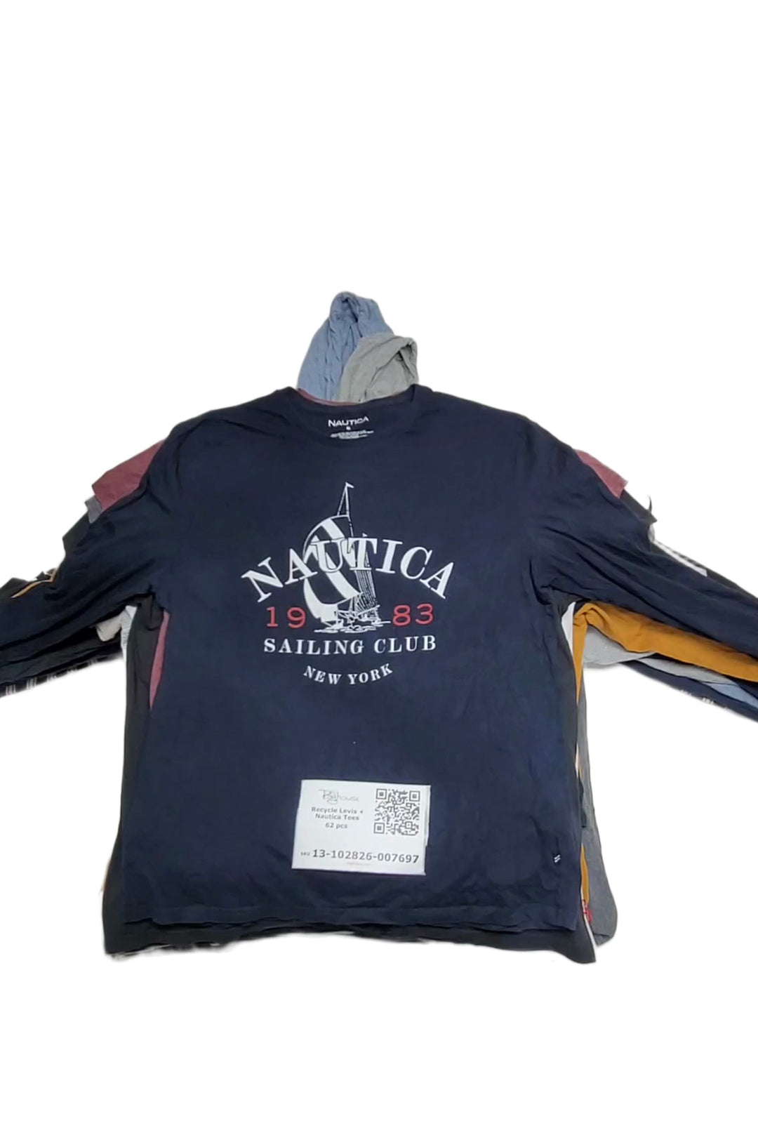 Recycle Levis + Nautica Tees 62 pcs
