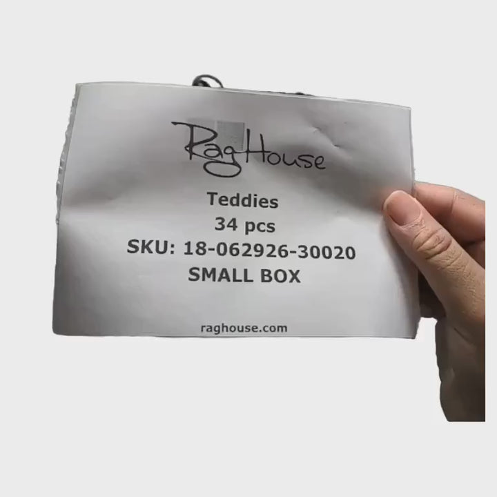 Just Black Teddies 34 pcs