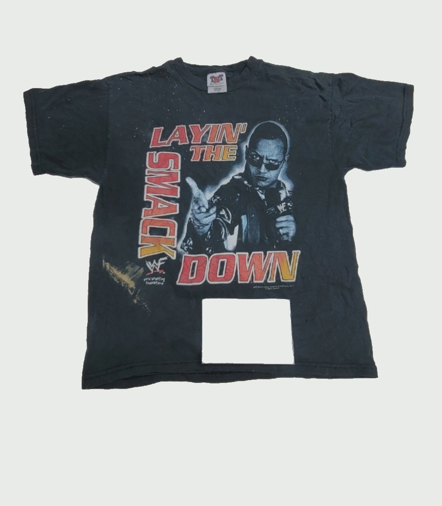 2001 WWF Layin The Smack Down Youth XL 1 pc
