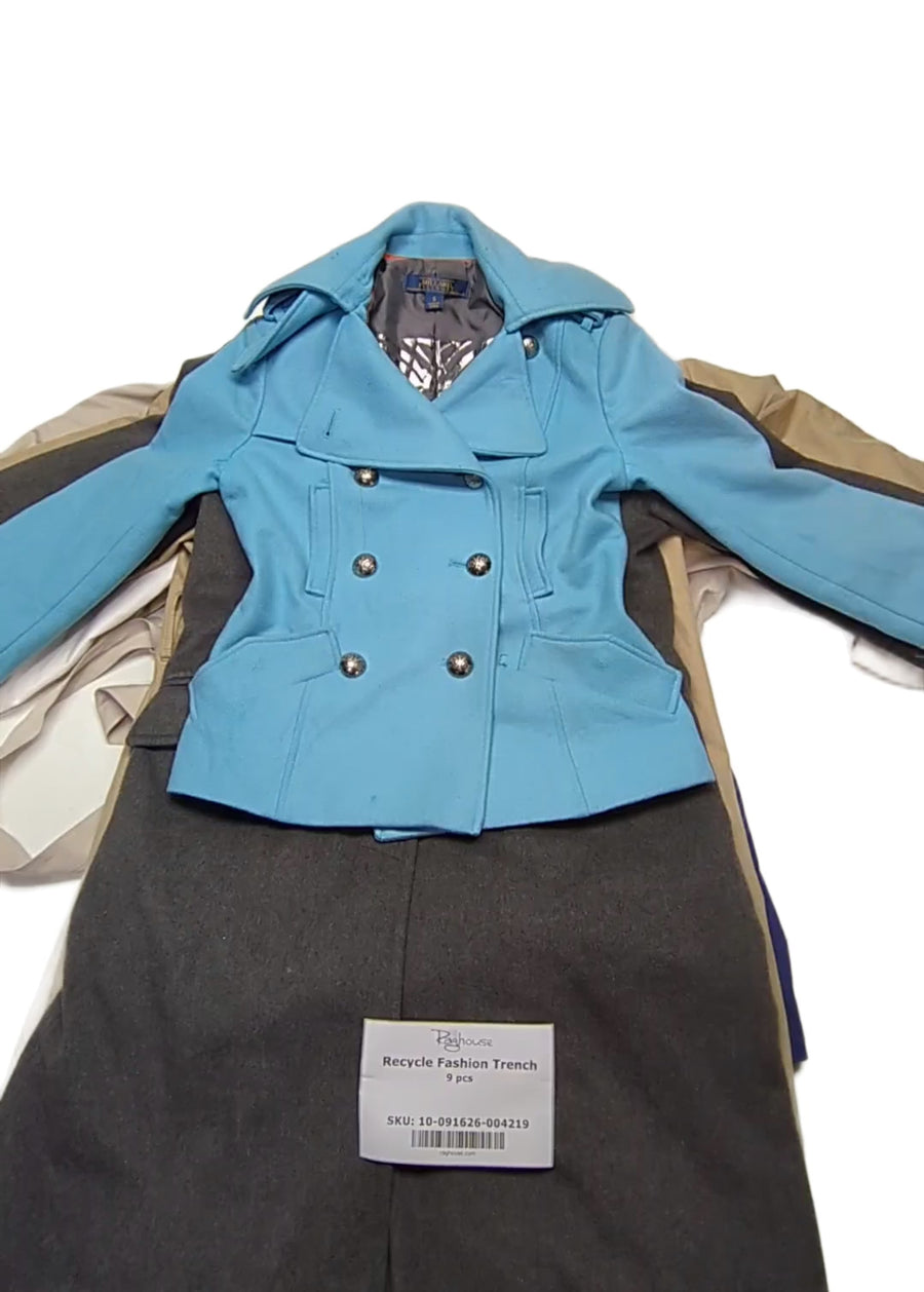 Recycle Fashion Trench 9 pcs