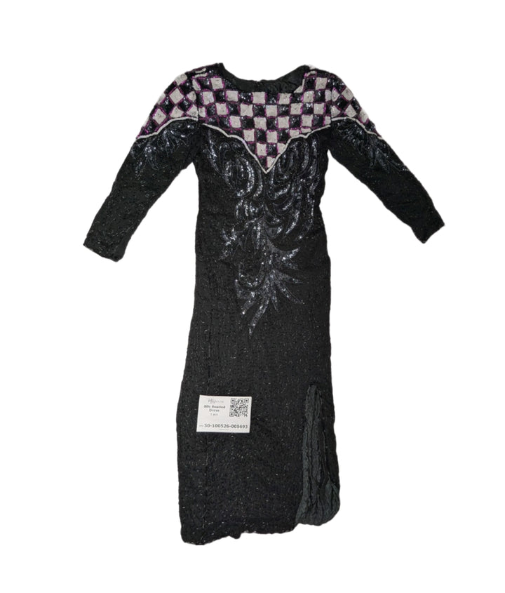 80s Beaded Dress 1 pc