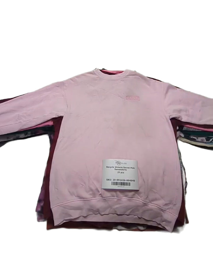 Recycle Victoria Secret Pink Sweatshirts 25 pcs
