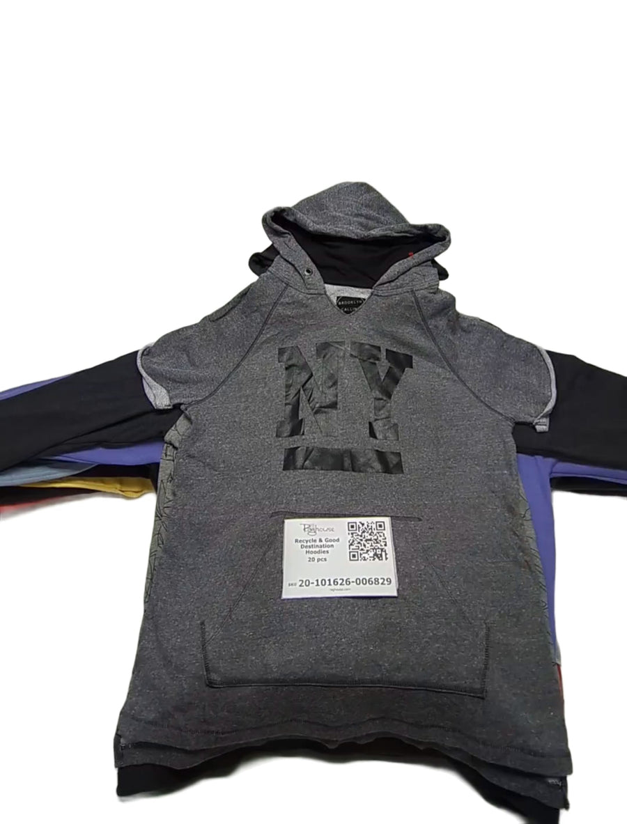 Recycle & Good Destination Hoodies 20 pcs