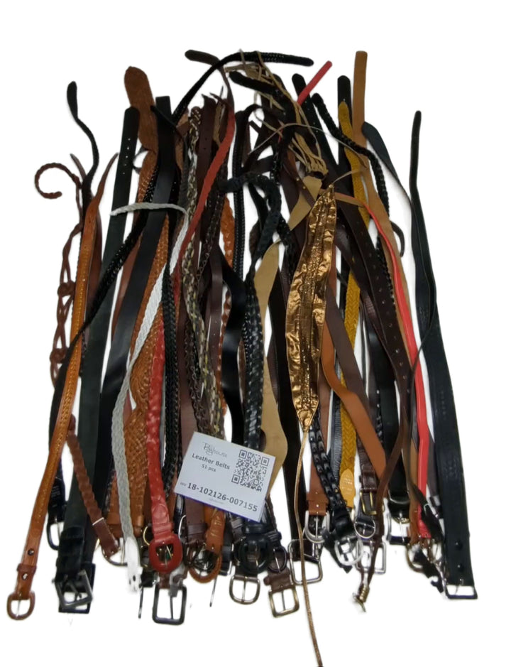 Leather Belts 51 pcs