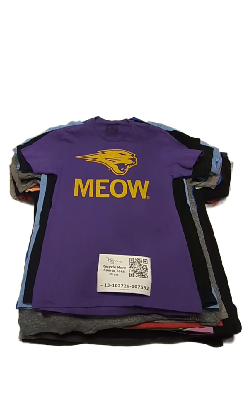 Recycle More Sports Tees 59 pcs