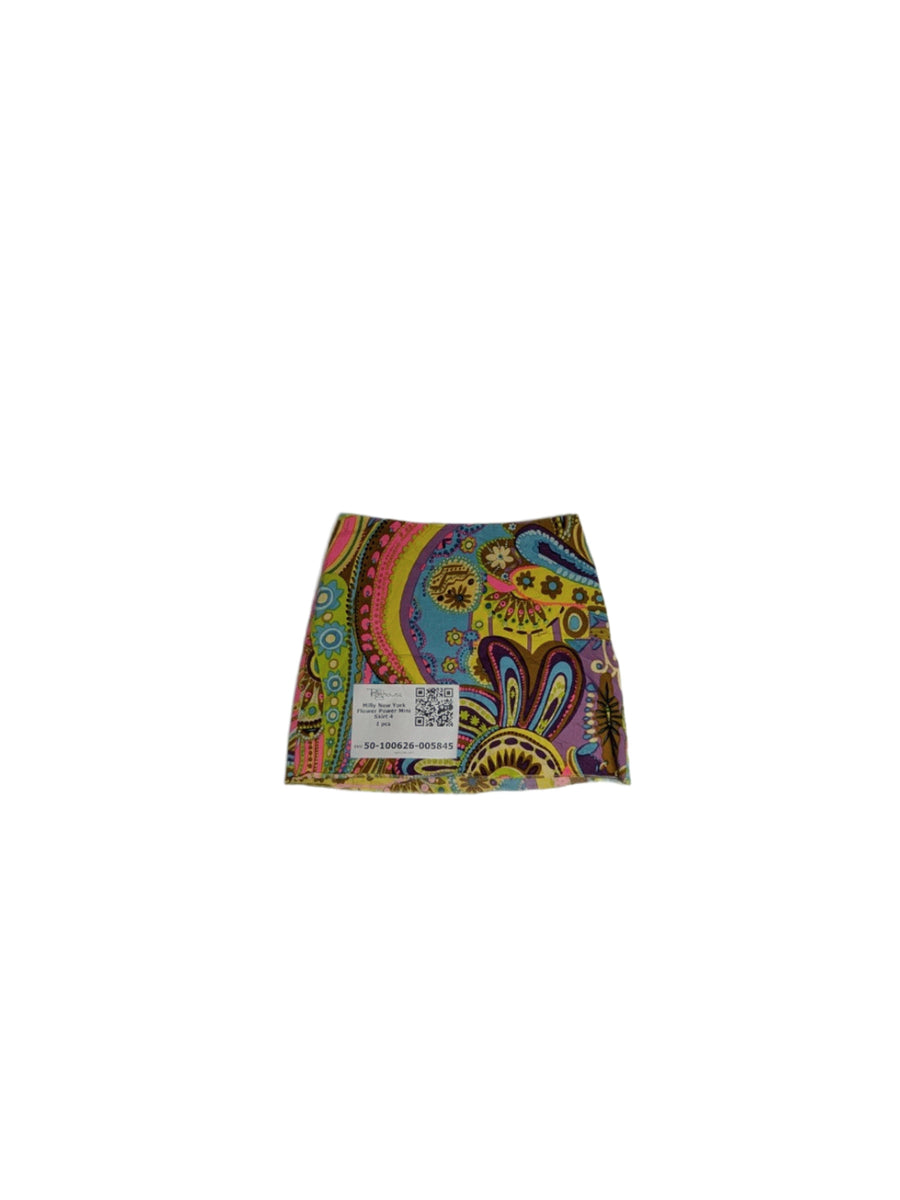 Milly New York Flower Power Mini Skirt 4 1 pc
