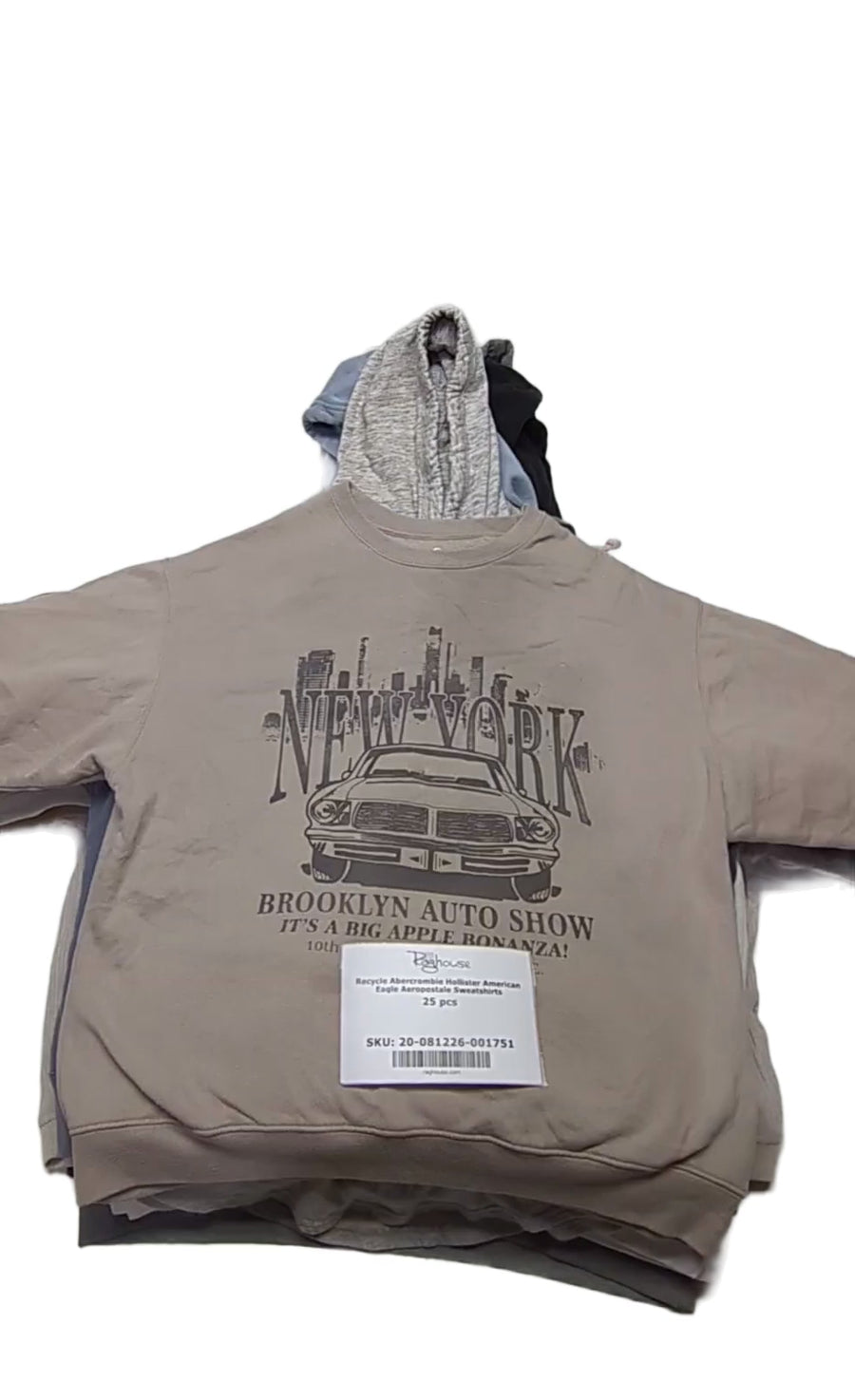 Recycle Abercrombie Hollister American Eagle Aeropostale Sweatshirts 25 pcs