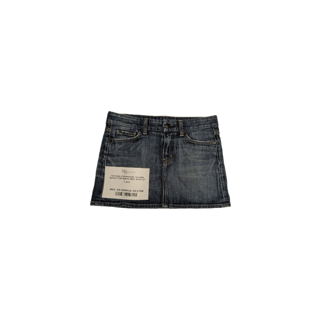 Citizens of Humanity Jerome Dahan Y2K Denim Mini Skirt 27 1 pc