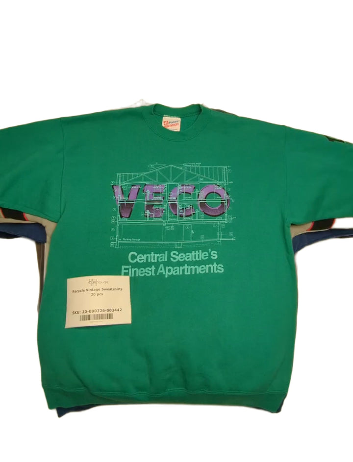Recycle Vintage Sweatshirts 20 pcs