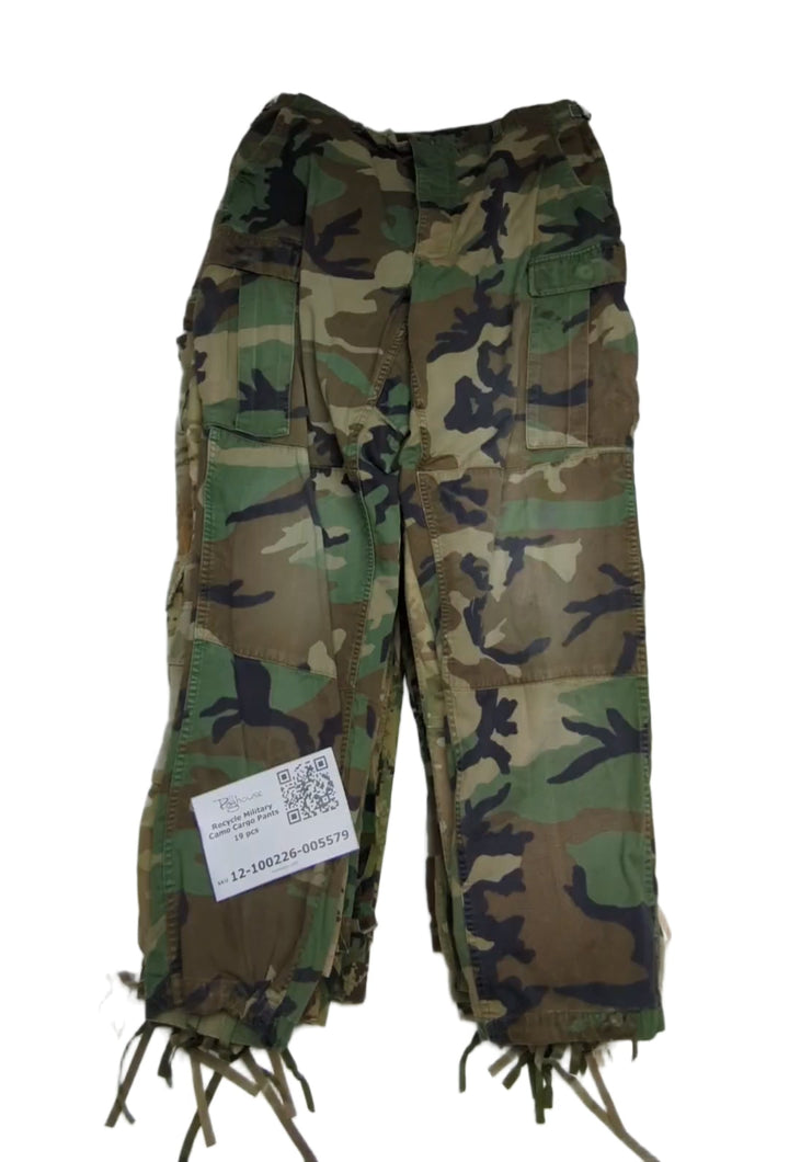 Recycle Military Camo Cargo Pants 19 pcs