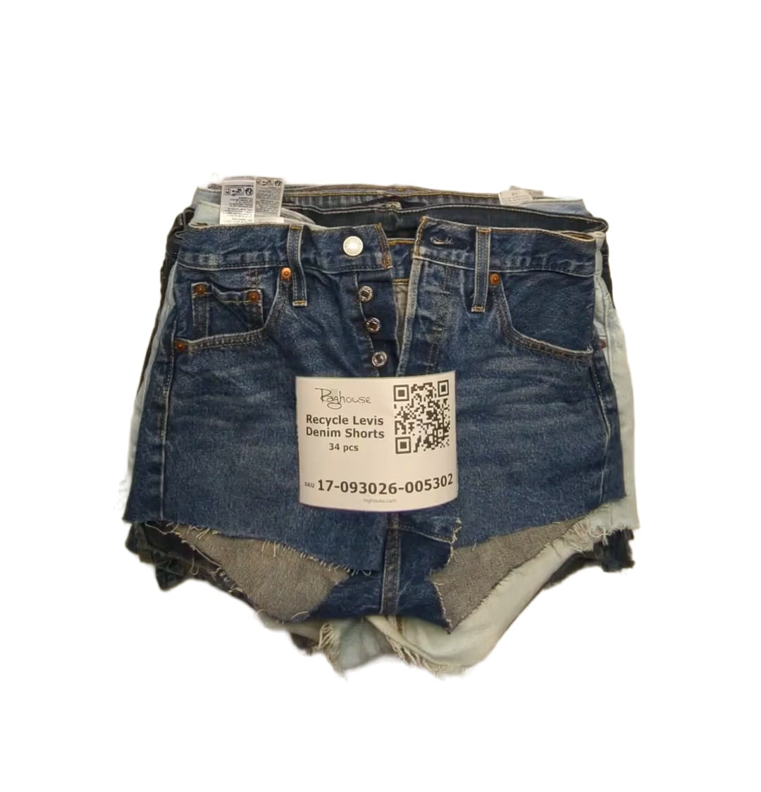 Recycle Levis Denim Shorts 34 pcs