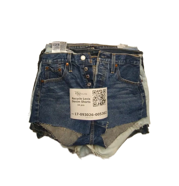 Recycle Levis Denim Shorts 34 pcs