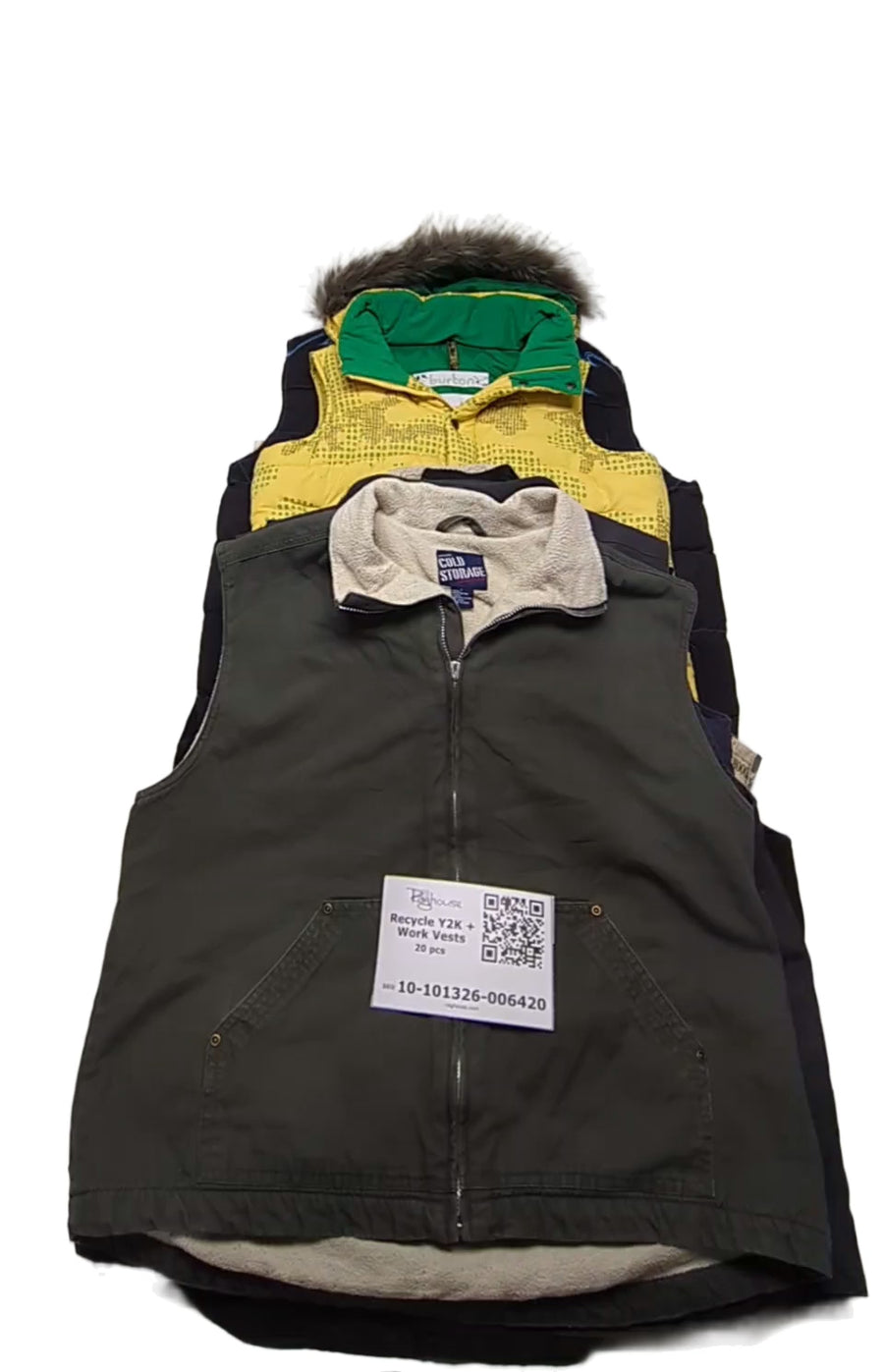 Recycle Y2K + Work Vests 20 pcs