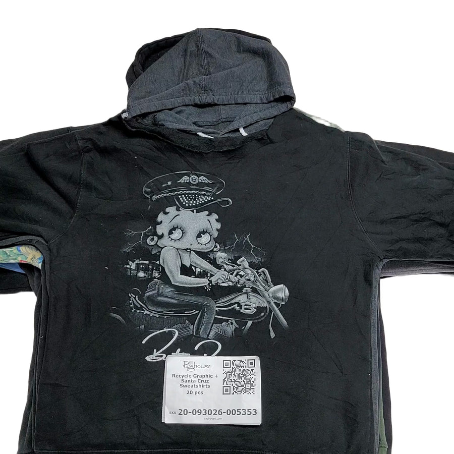 Recycle Graphic + Santa Cruz Sweatshirts 20 pcs