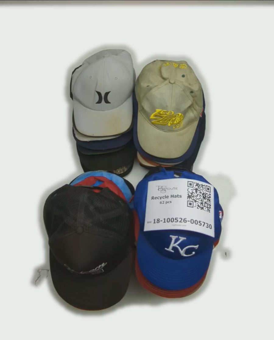 Recycle Hats 62 pcs