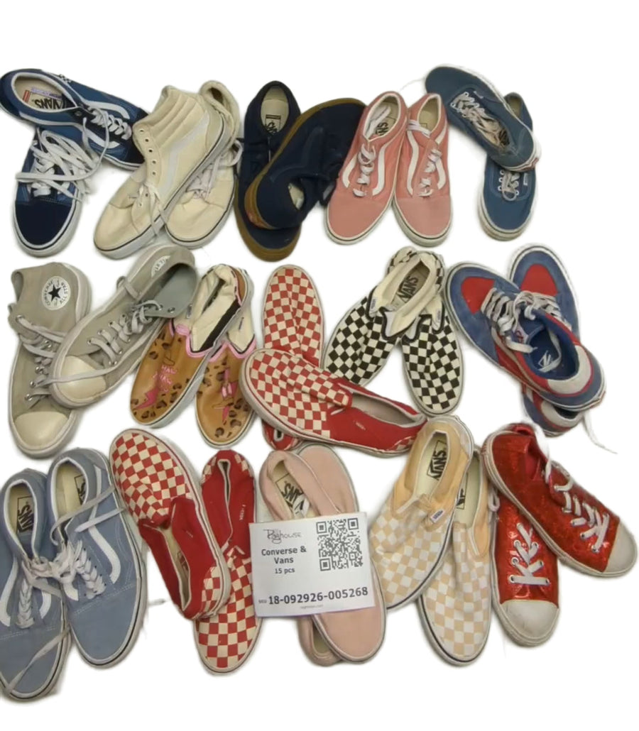 Converse & Vans 15 pcs