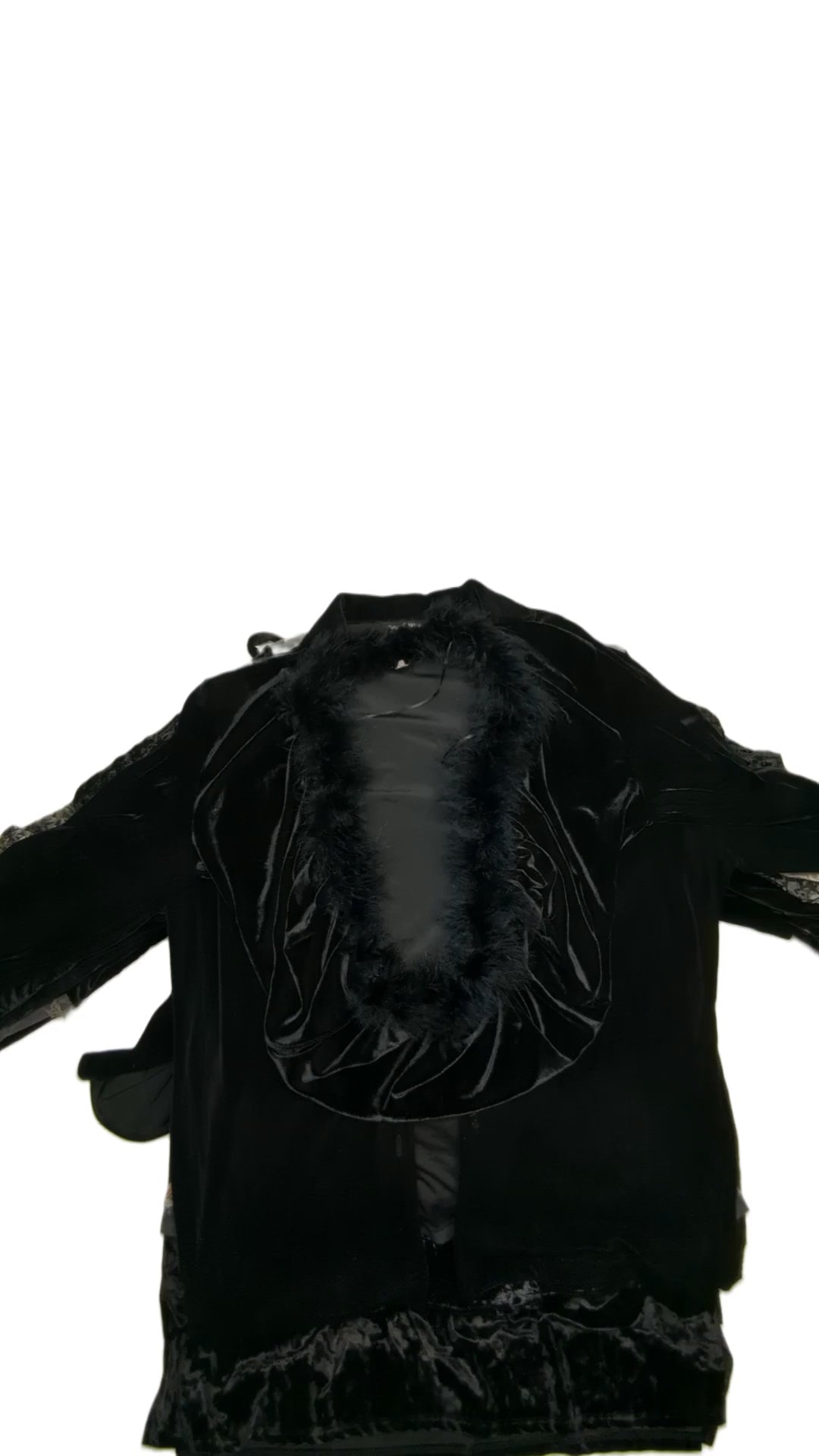 Just Black Velvet Tops 48 pcs