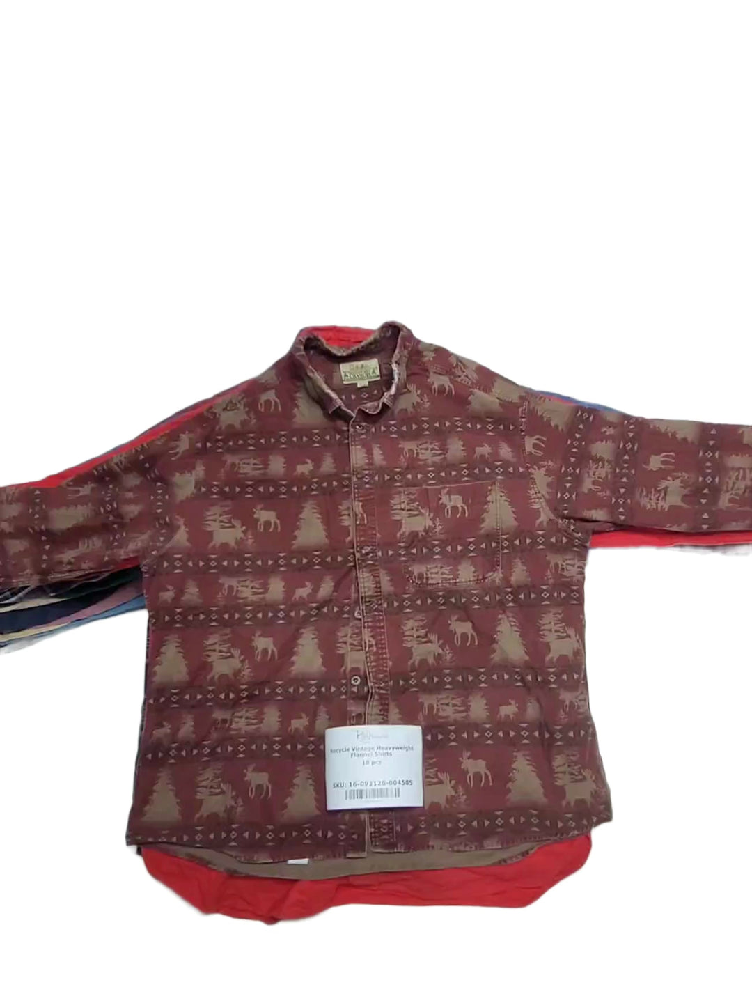 Recycle Vintage Heavyweight Flannel Shirts 18 pcs