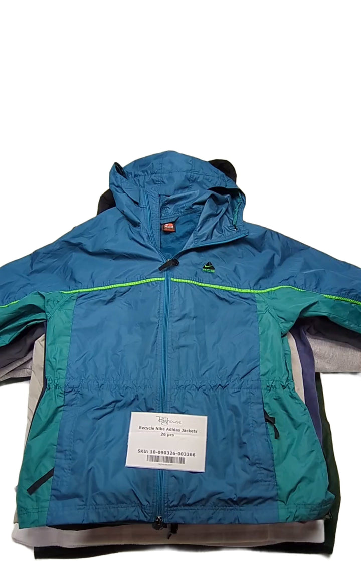 Recycle Nike Adidas Jackets 26 pcs