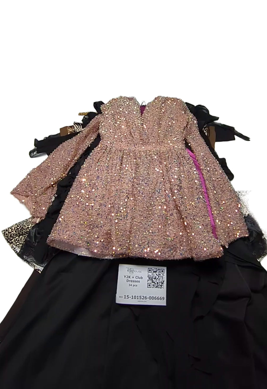 Y2K + Club Dresses 34 pcs
