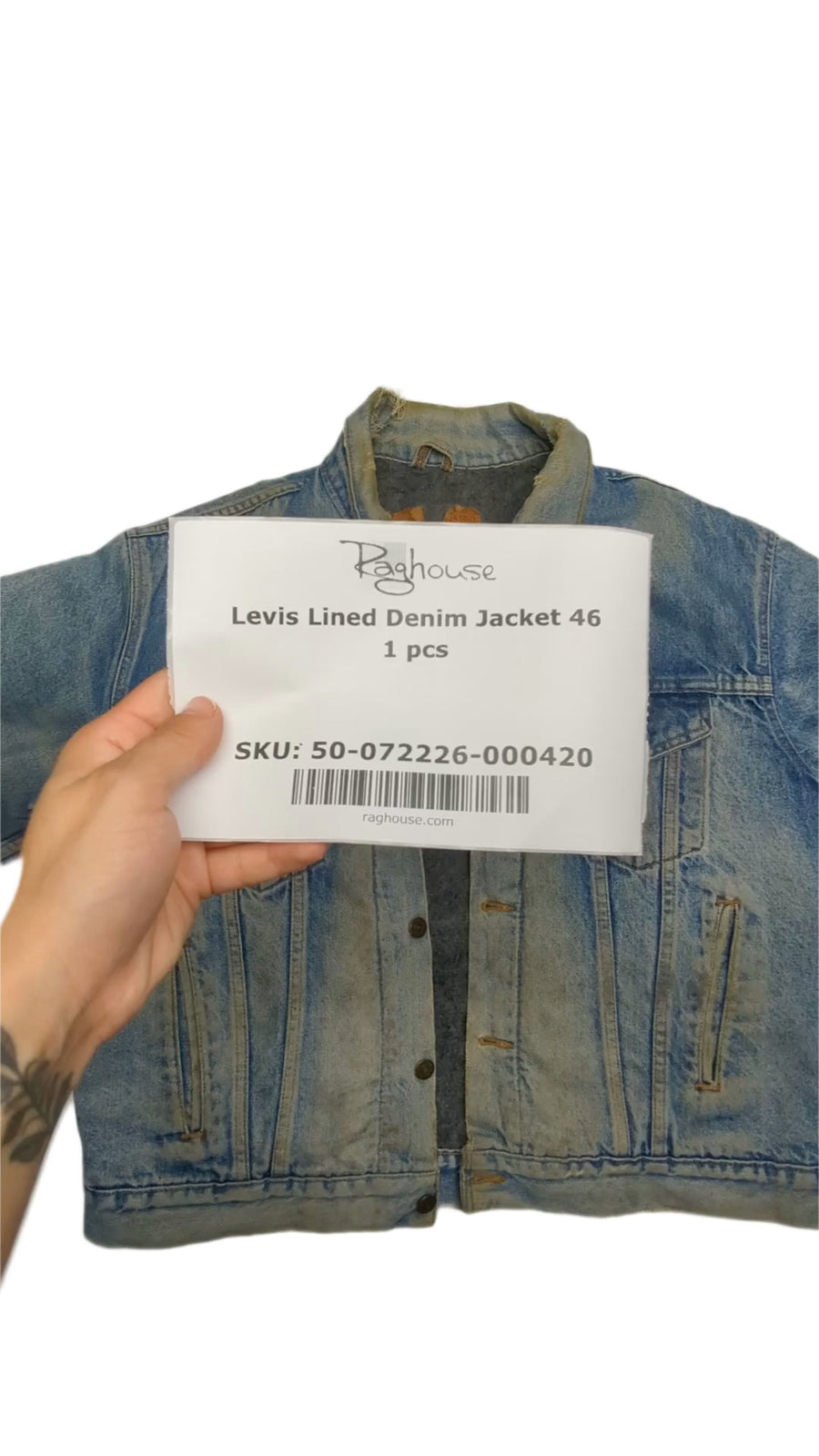 Levis Lined Denim Jacket 46 1 pcs