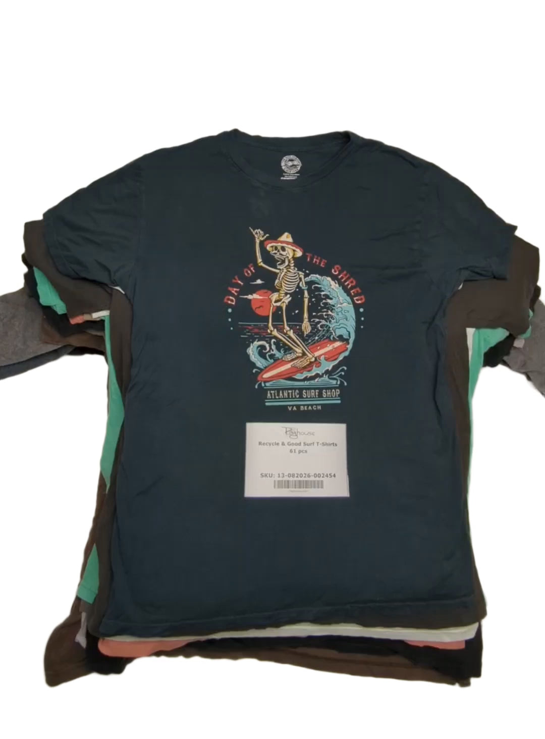 Recycle & Good Surf T-Shirts 61 pcs