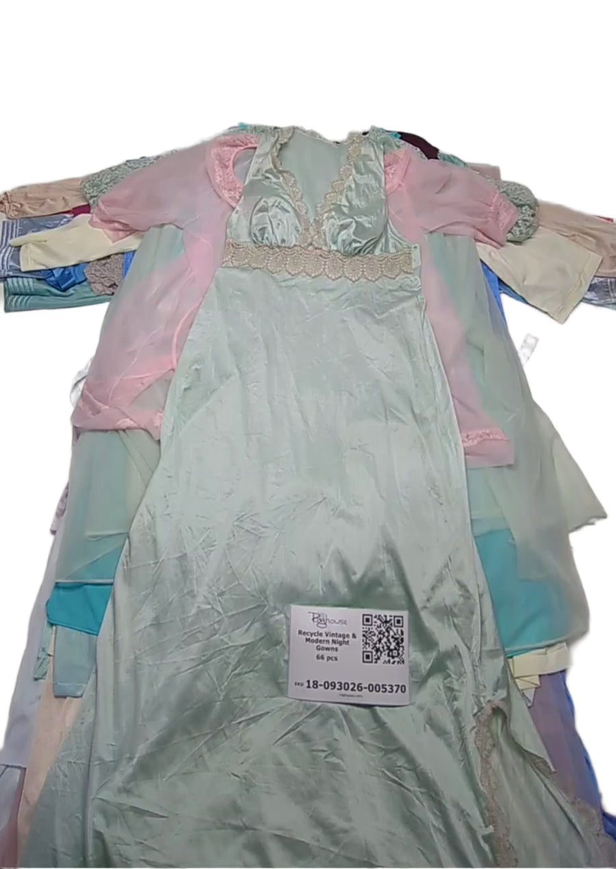 Recycle Vintage & Modern Night Gowns 66 pcs