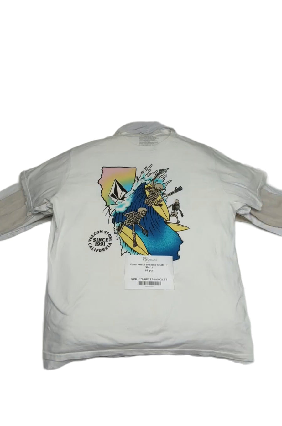 Dirty White Brand & Skate T-Shirts 61 pcs