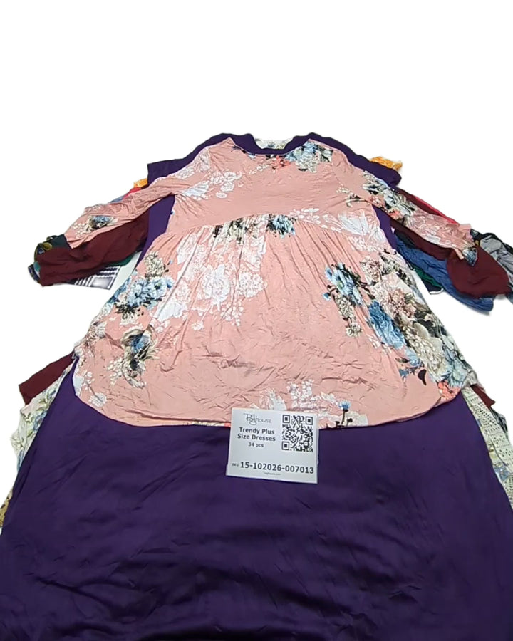 Trendy Plus Size Dresses 34 pcs