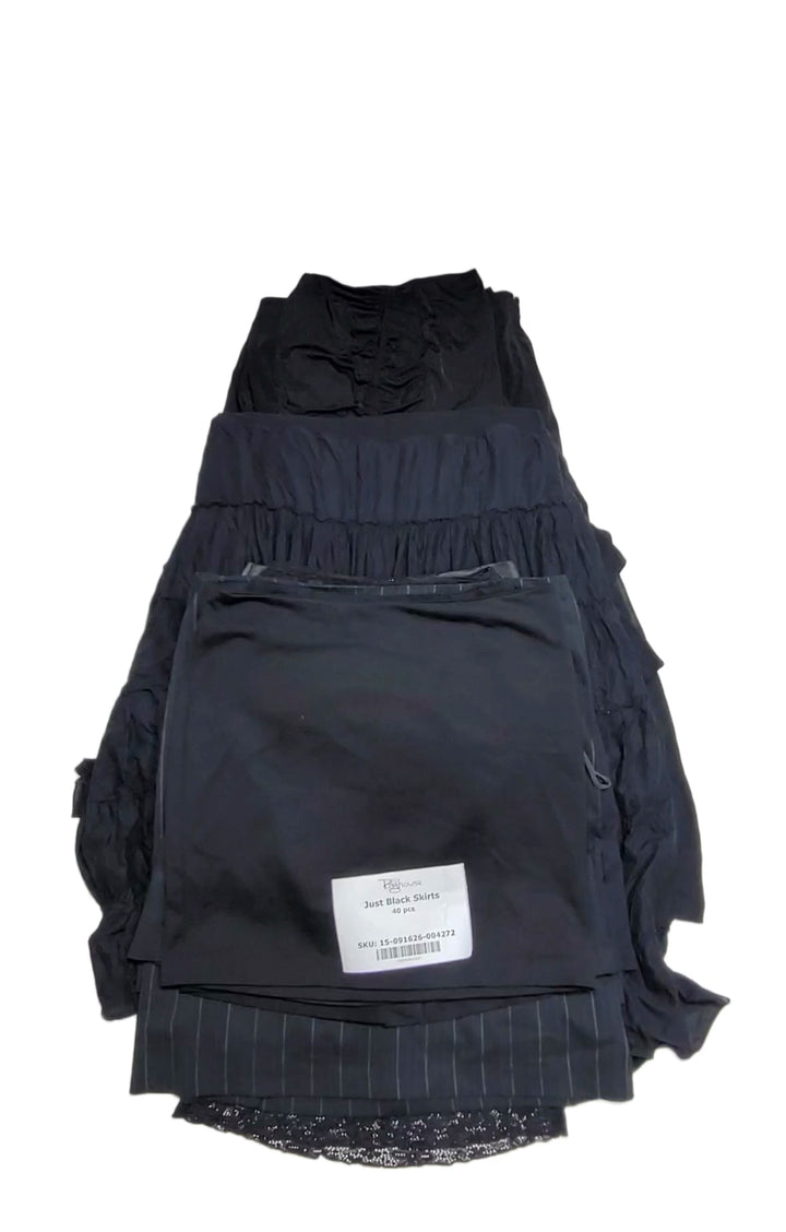 Just Black Skirts 40 pcs