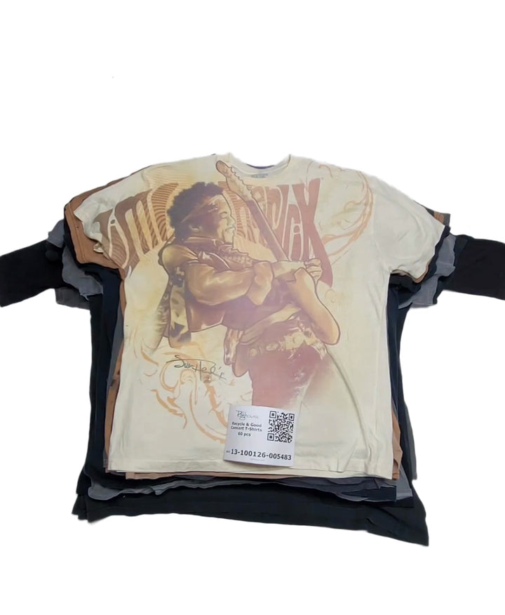 Recycle & Good Concert T-Shirts 60 pcs