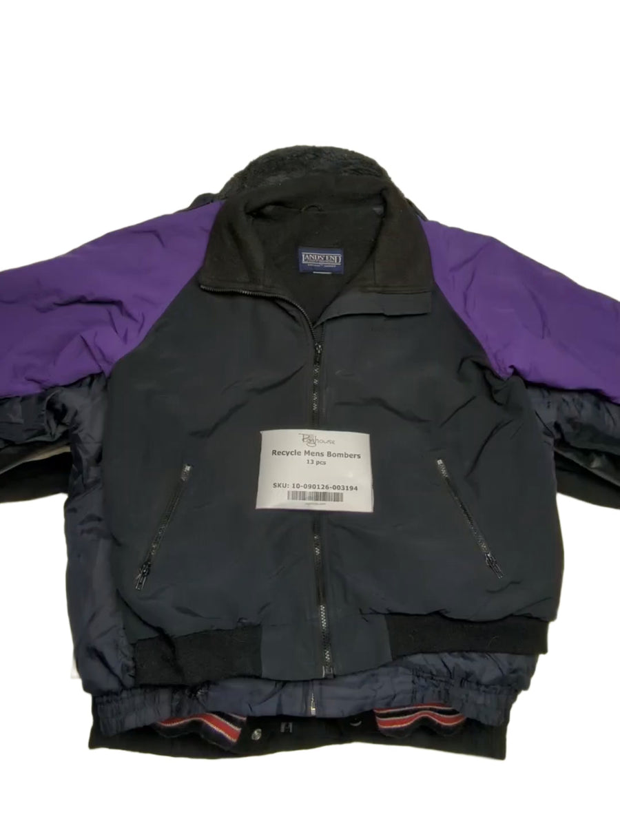 Recycle Mens Bombers 13 pcs