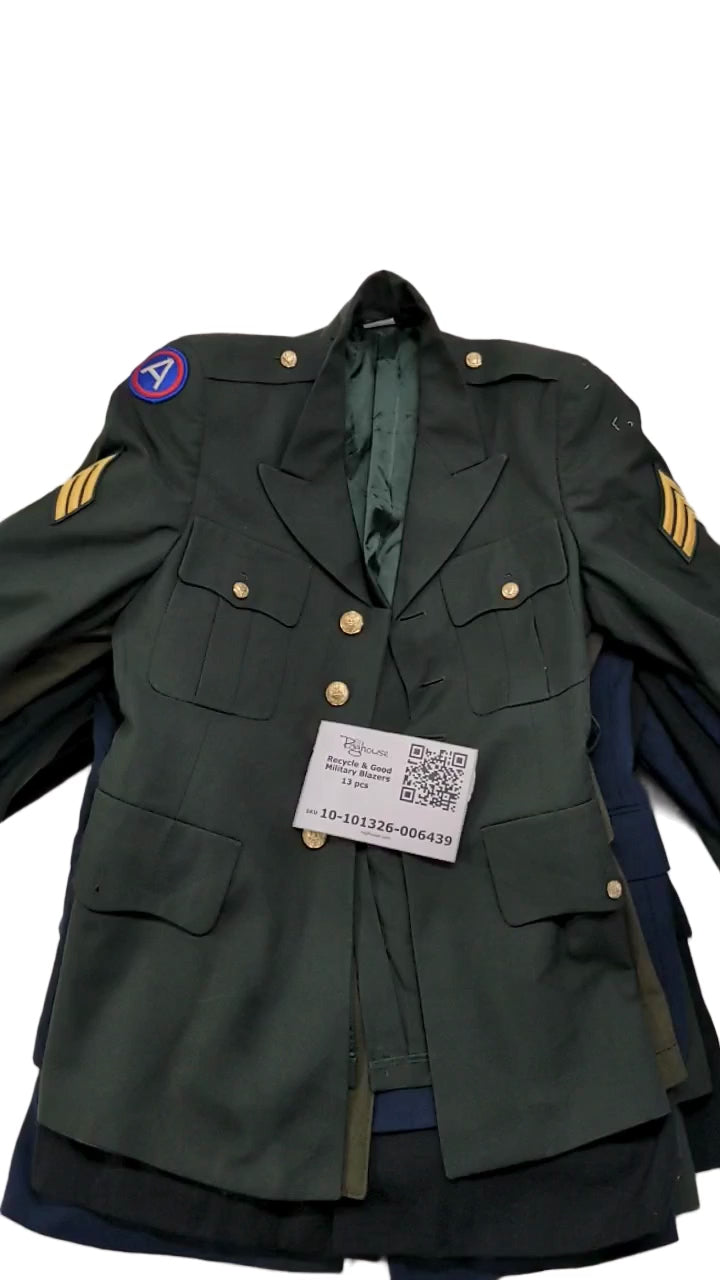 Recycle & Good Military Blazers 13 pcs