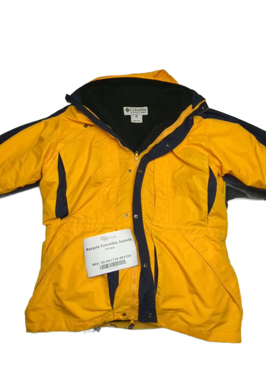Recycle Columbia Jackets 16 pcs