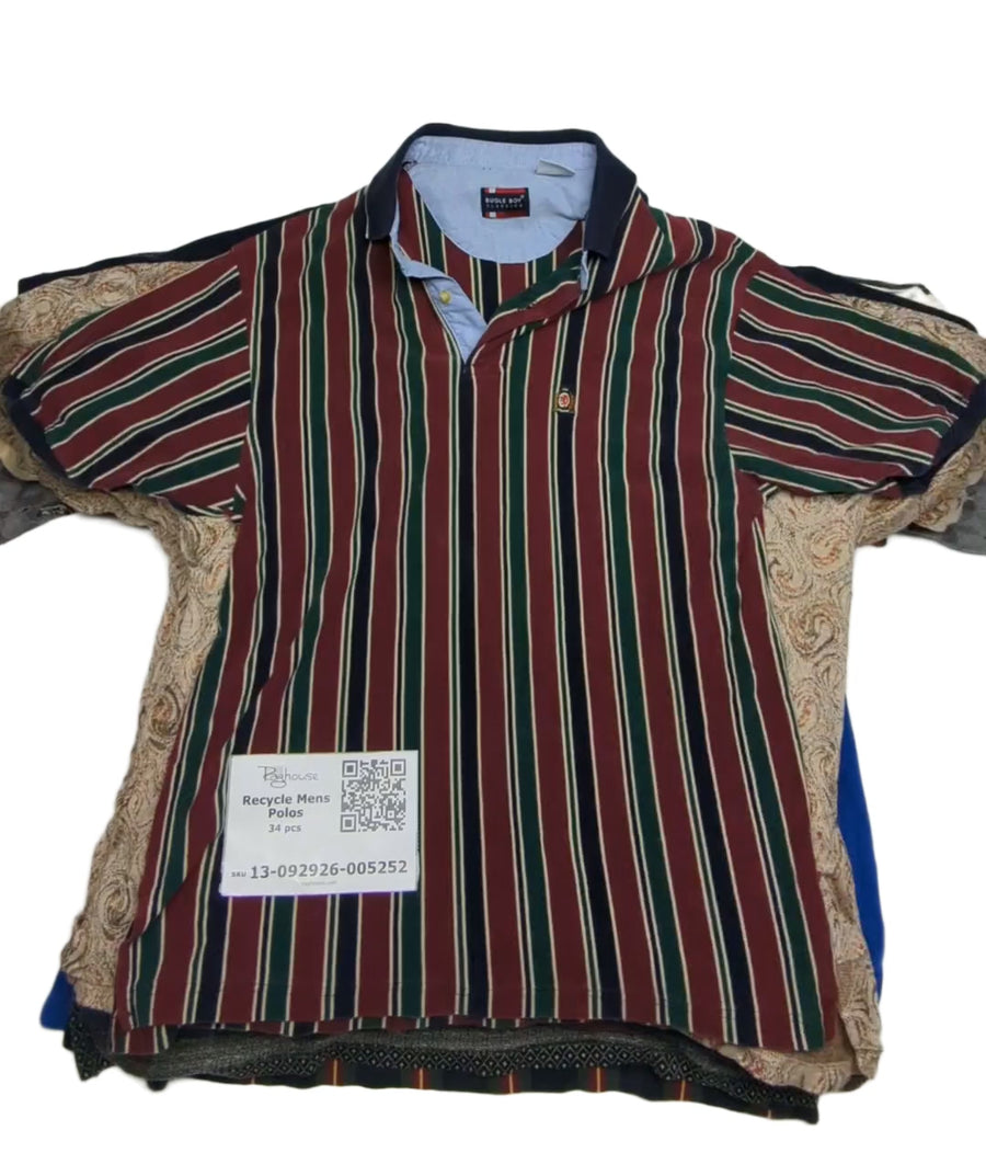 Recycle Mens Polos 34 pcs
