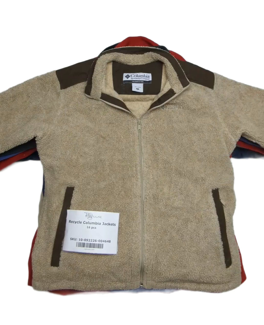Recycle Columbia Jackets 16 pcs