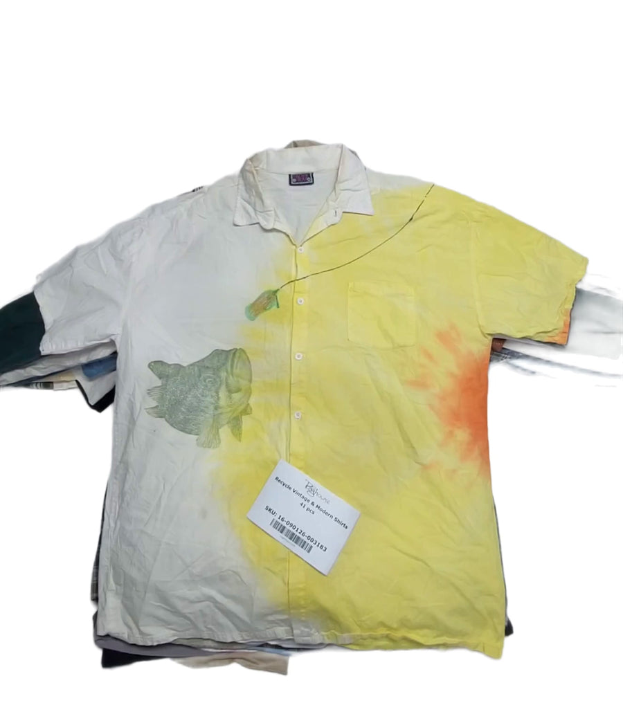 Recycle Vintage & Modern Shirts 41 pcs
