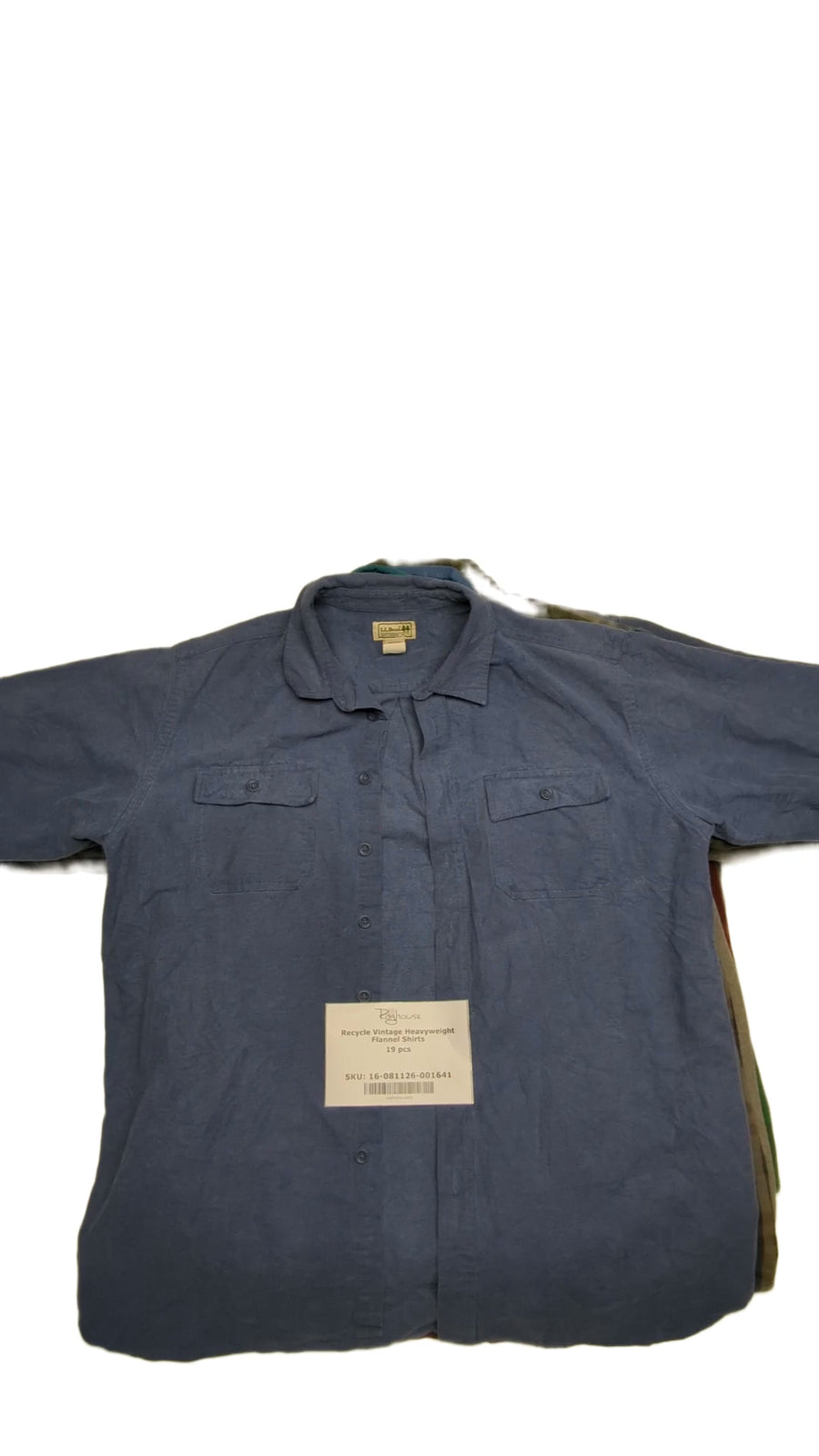 Recycle Vintage Heavyweight Flannel Shirts 19 pcs