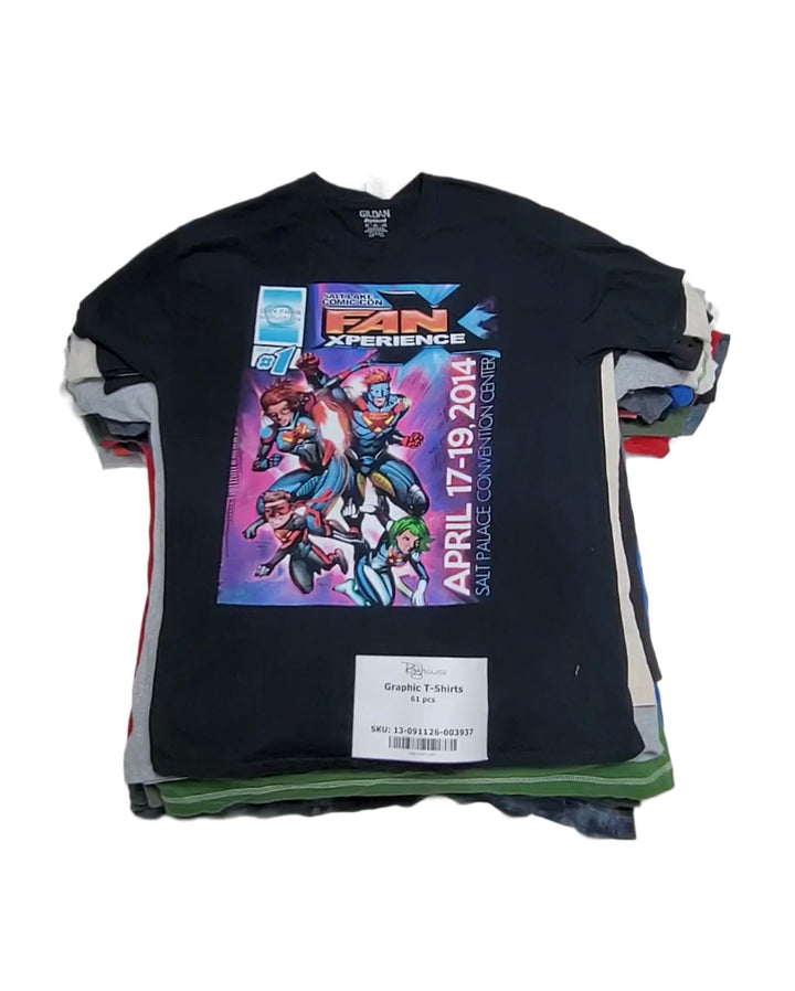 Graphic T-Shirts 61 pcs