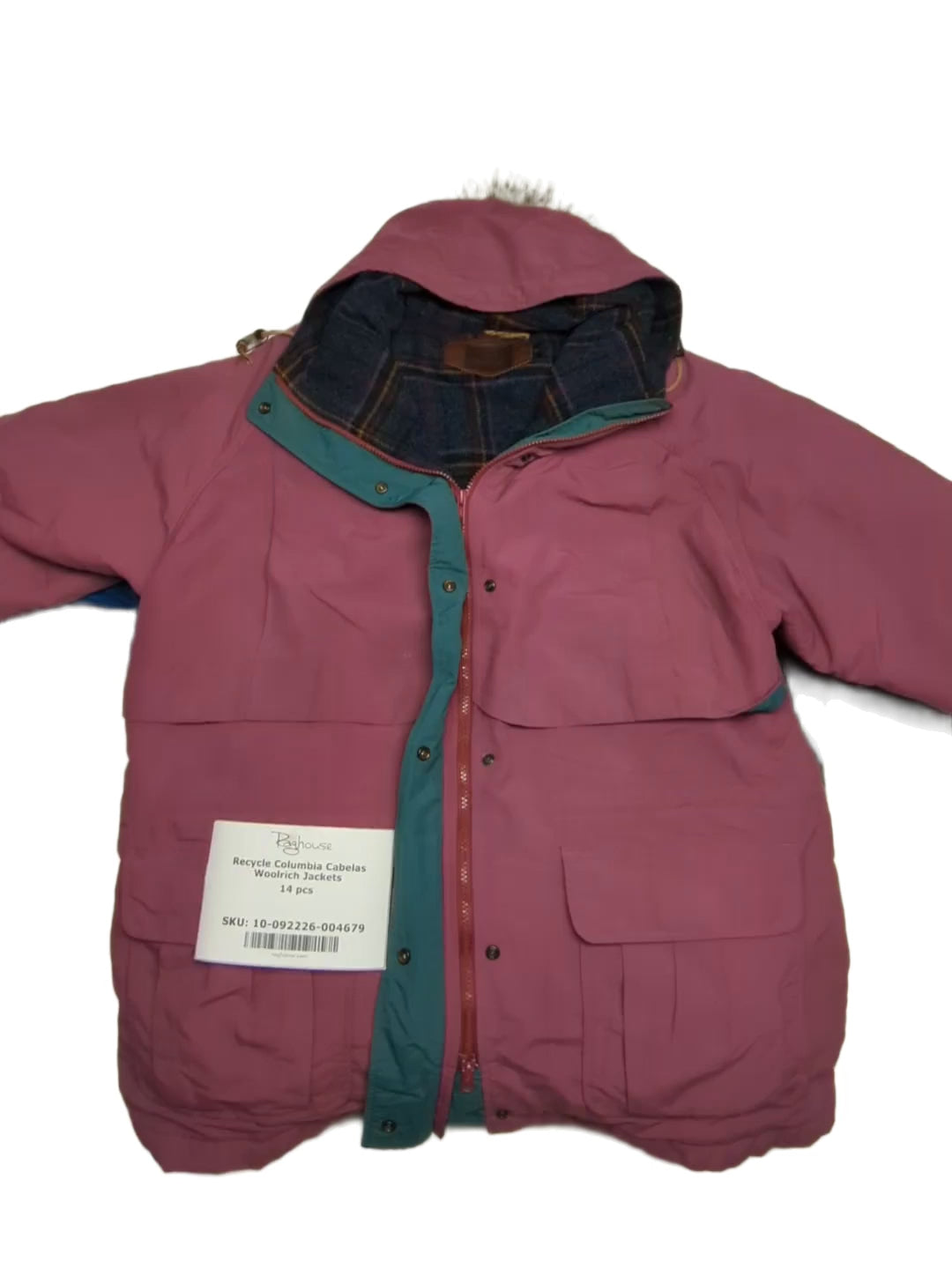 Recycle Columbia Cabelas Woolrich Jackets 14 pcs