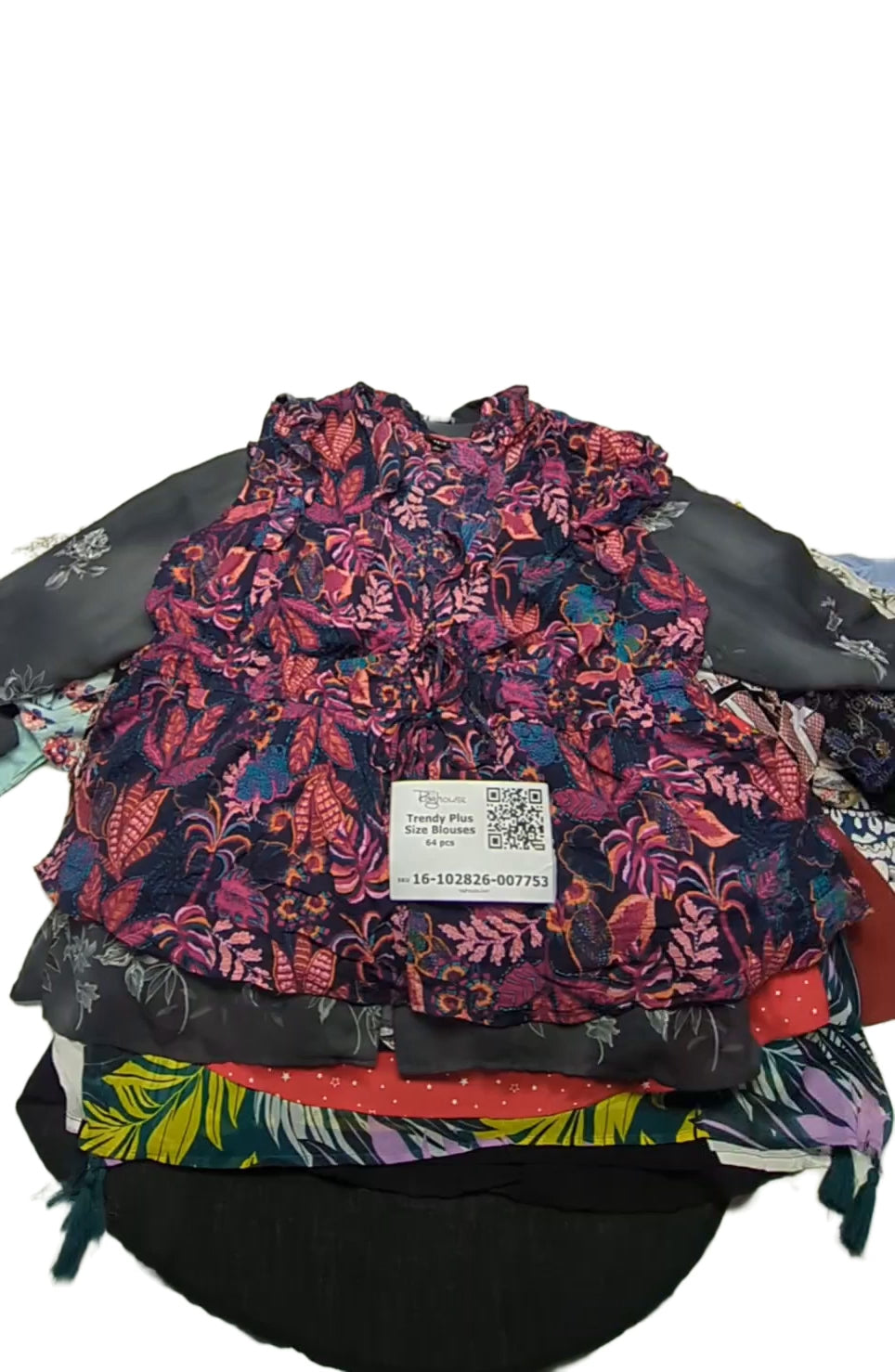Trendy Plus Size Blouses 64 pcs