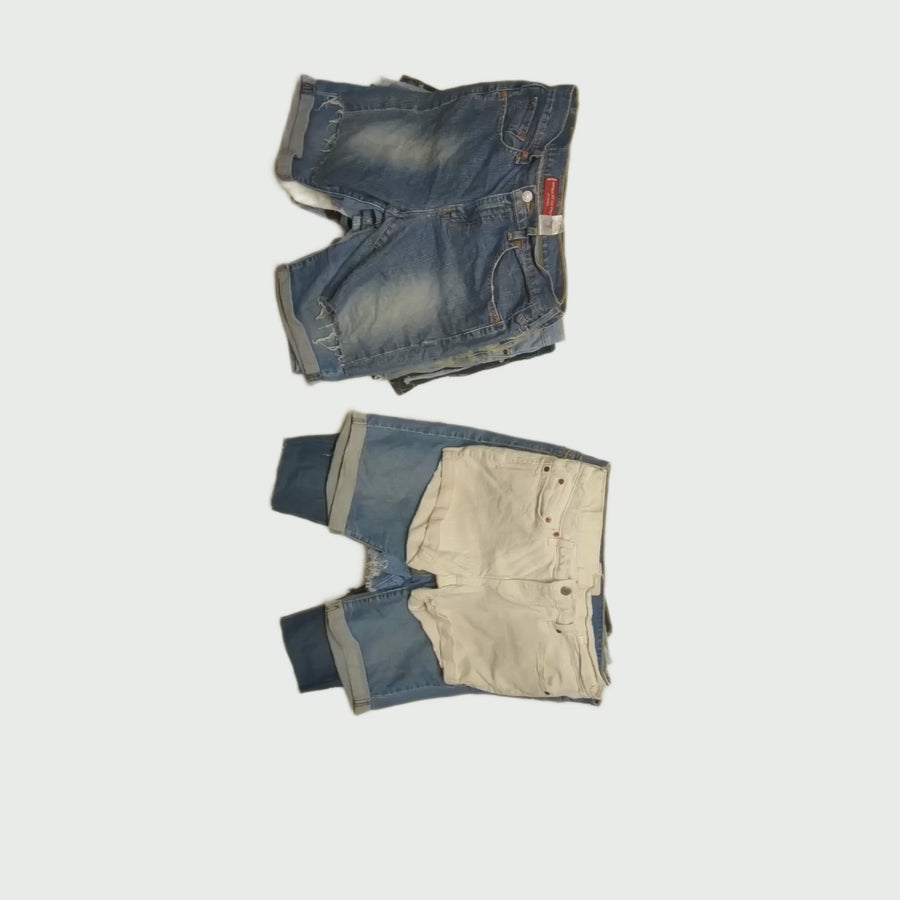 Recycle Levis Denim Shorts 32 pcs