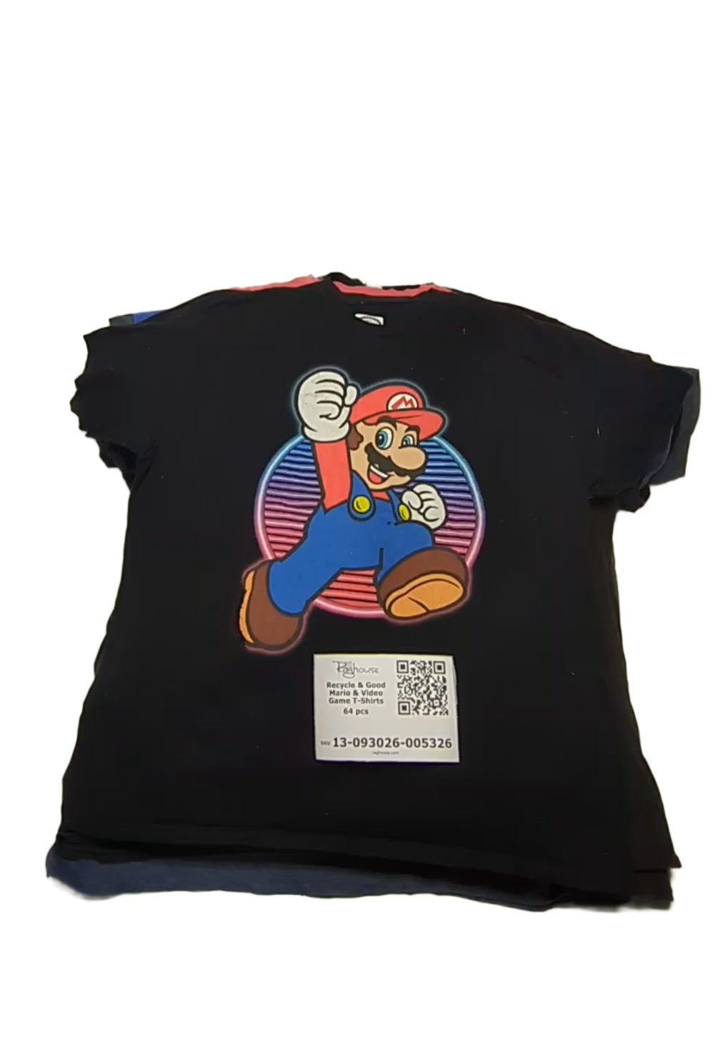 Recycle & Good Mario & Video Game T-Shirts 64 pcs